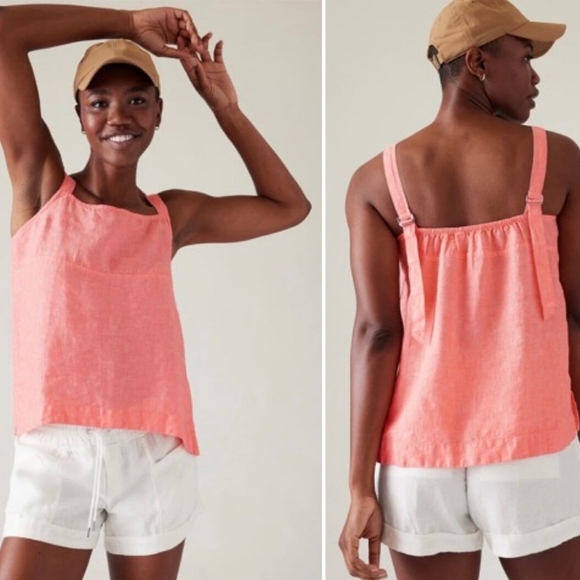 Athleta Tops - Athleta Voyager Linen Tank Top